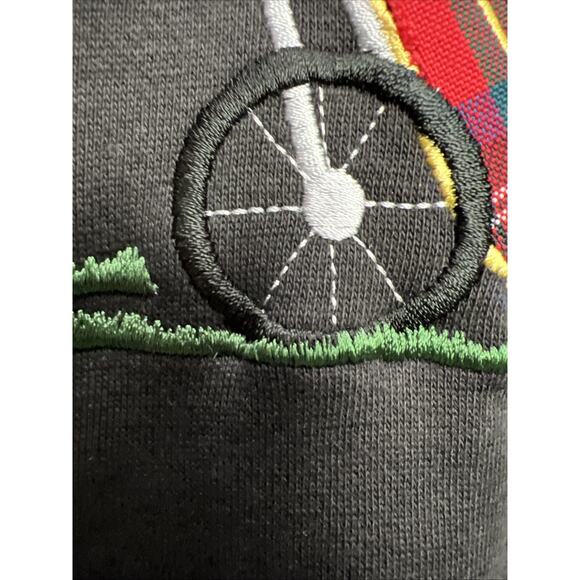 Vintage Briar Creek Sportswear Men’s XL Black Golf Sweatshirt Embroidered - Picture 3 of 9